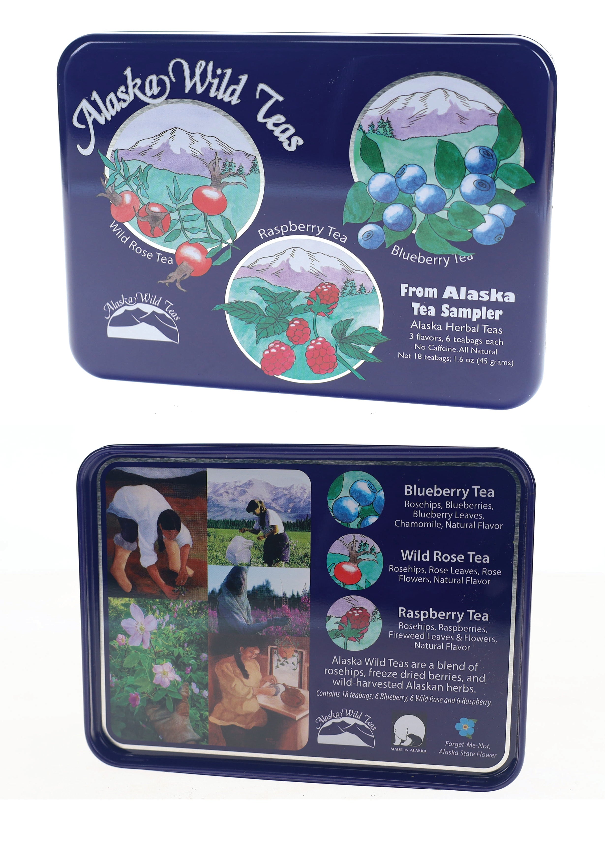 Fancy Tin Alaska Herbal Tea Sampler