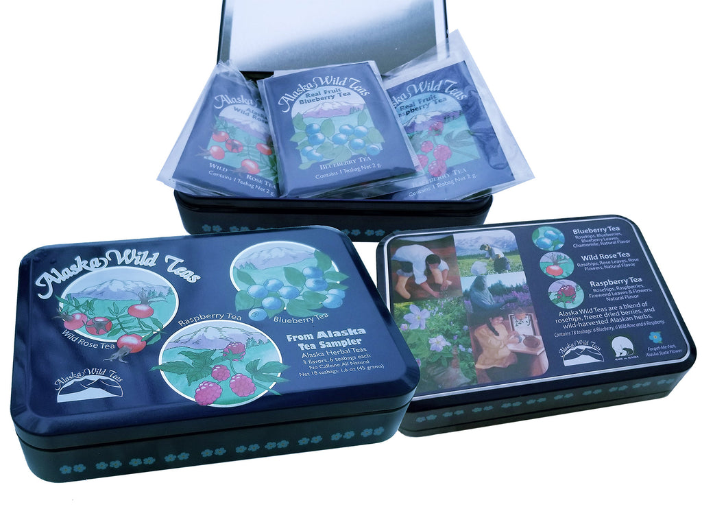 Fancy Tin Alaska Herbal Tea Sampler